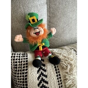 Allieo Leprechaun Plush Soft Toy Dublin Ireland Dancing Bag Charm St Patrick‎